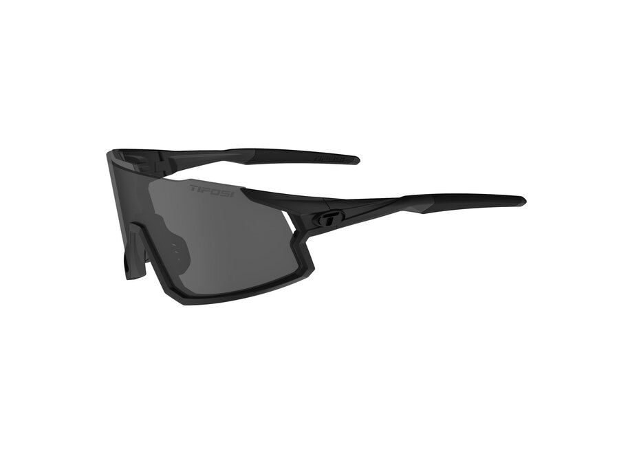 Tifosi Stash BlackOut Frame Smoke Tint/AC Red/Clear Interchangeable Sunglasses
