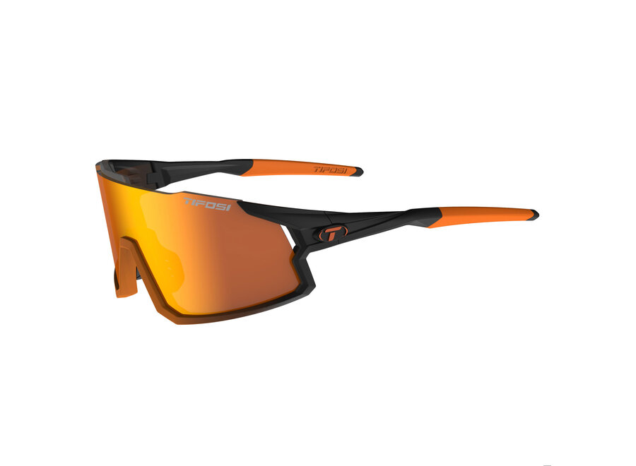 Tifosi Stash Black Orange Fade Frame Orange/AC Red/Clear Interchangeable Sunglasses