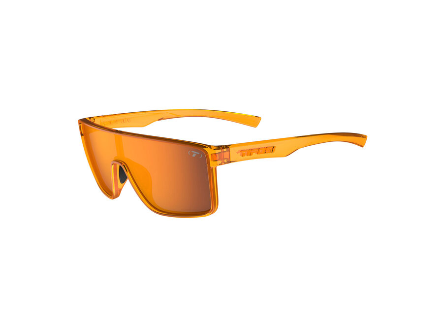 Tifosi Sanctum Amber Blaze Frame Atomic Orange Mirror AR Lens Sunglasses
