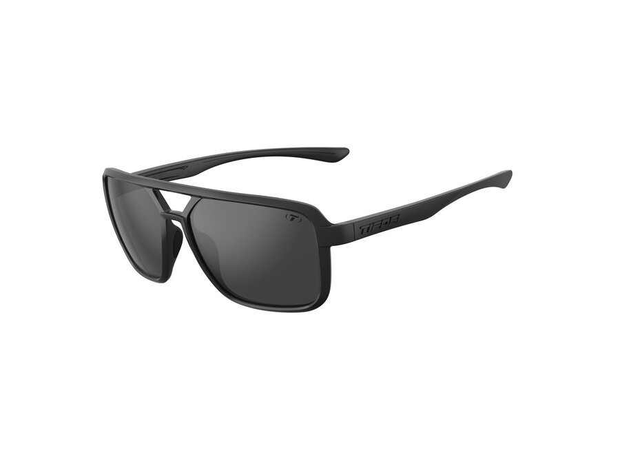 Tifosi Salto Blackout Frame Smoke Tint Lens Sunglasses
