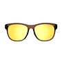Tifosi Swank Woodgrain Frame Smoke Tint Yellow Mirror Lens Sunglasses