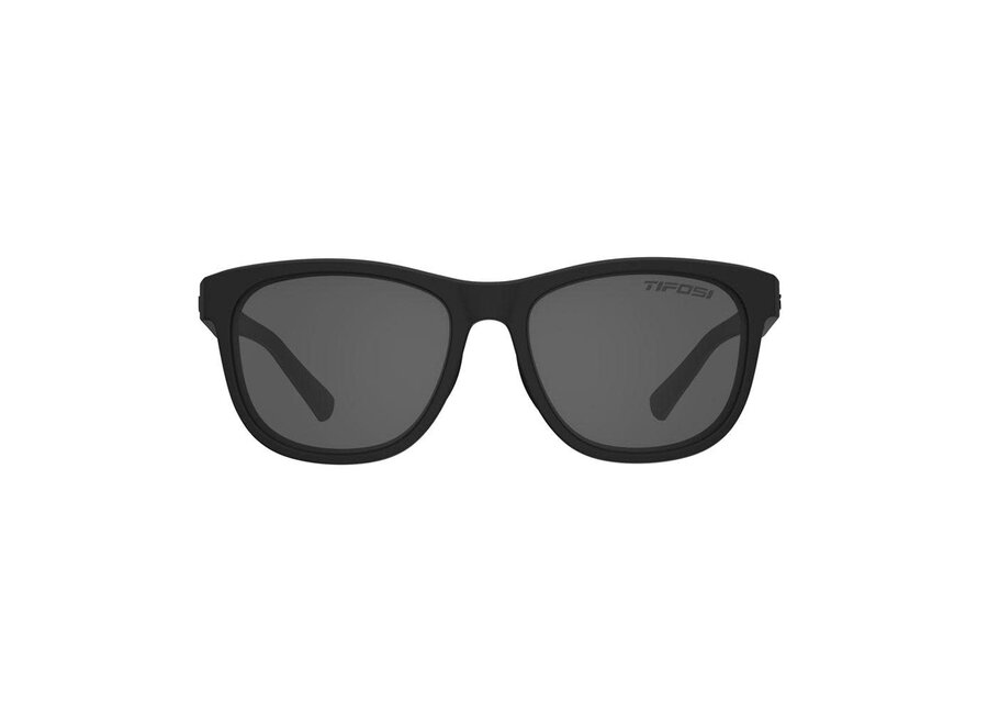 Tifosi Swank Blackout Frame Smoke Tint Lens Sunglasses