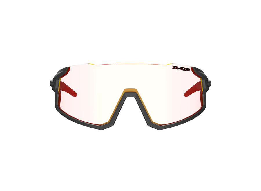 Tifosi Stash Matte Gunmetal Frame Red Fototec Sunglasses
