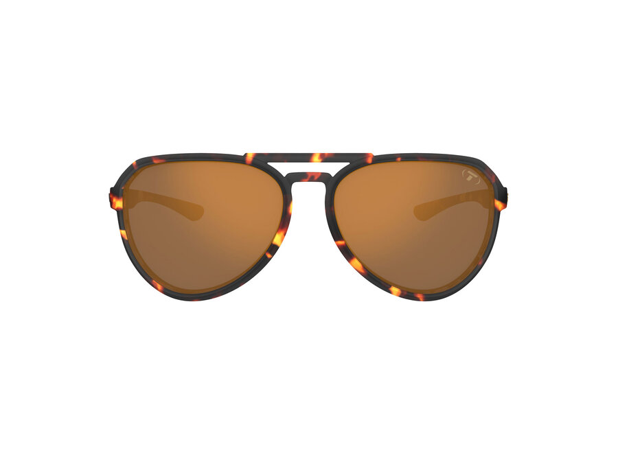 Tifosi Selca Matte Tortoise Frame Brown Lens Sunglasses