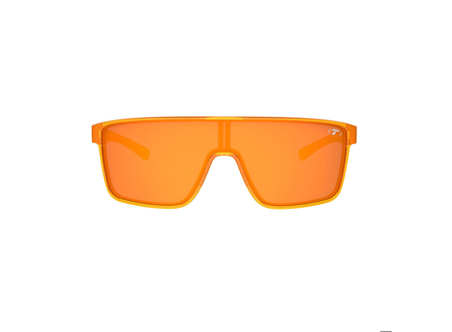 Tifosi Sanctum Amber Blaze Frame Atomic Orange Mirror AR Lens Sunglasses