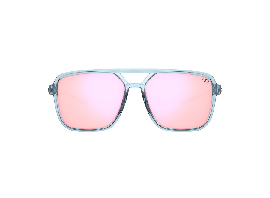Tifosi Salto Blue Horizon Frame Pink Mirror Lens Sunglasses