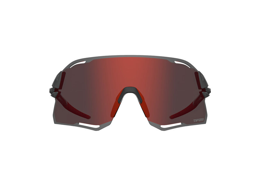 Tifosi Rail Race Satin Vapor Frame Red Interchangeable Sunglasses