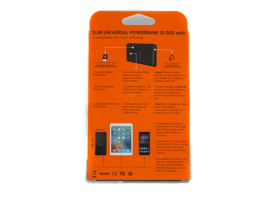 Therm-ic Powerbank for Vest-SLIM 10mAh