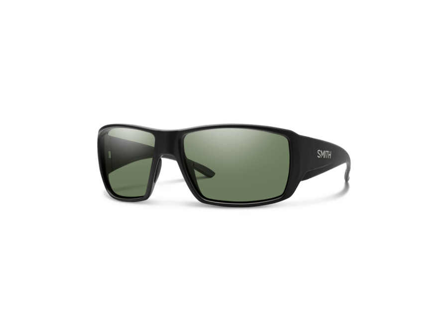 Smith Optics Guide's Choice Matte Black  ChromaPop Polarized Gray Green Sunglasses