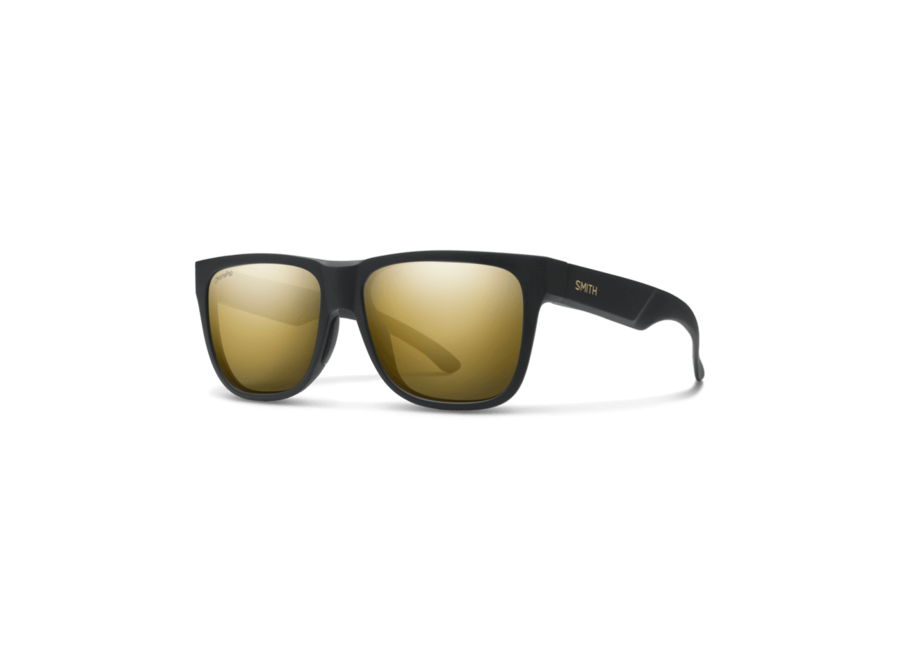 Smith Optics Lowdown 2 Matte Black Gold ChromaPop Polarized Black Gold
