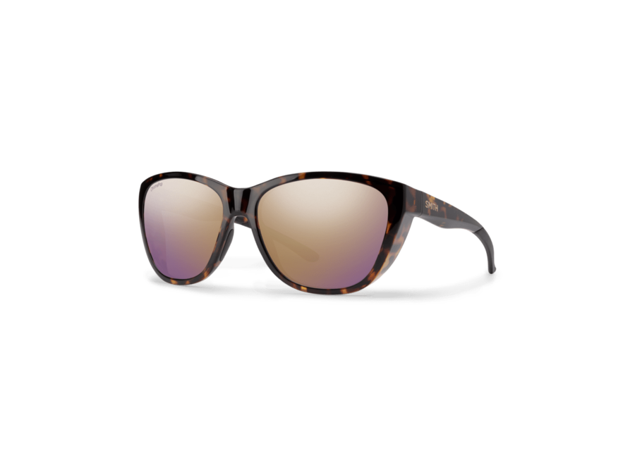 Smith Optics Shoal Tortoise ChromaPop Polarized Rose Gold Mirror