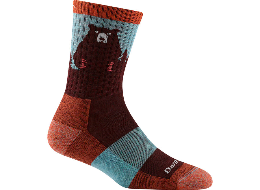 Darn Tough Women's Bear Town Micro Crew Lightweight With Cushion 1970