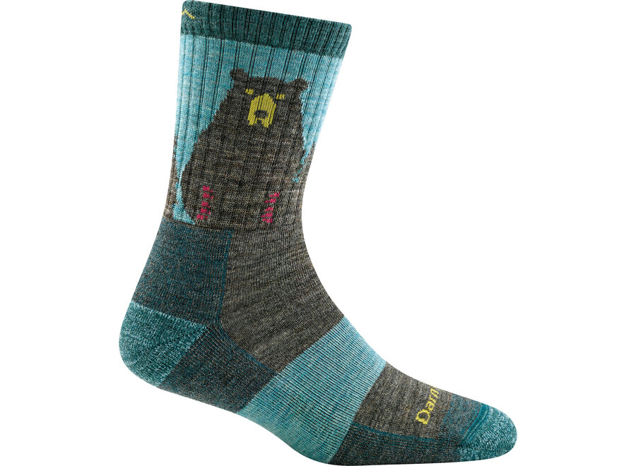 Darn Tough Women's Bear Town Micro Crew Lightweight With Cushion 1970