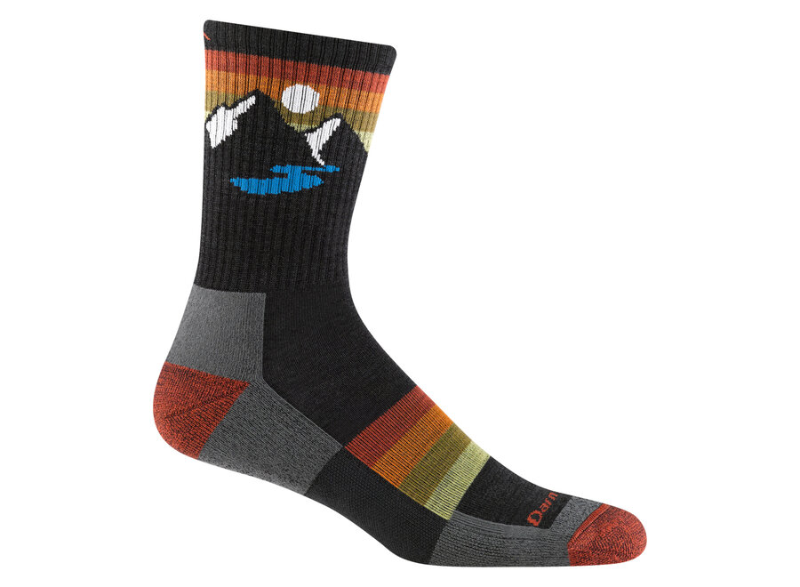Darn Tough Sunset Ridge Micro Crew Lightweight Cushion Hiking Socks 1997