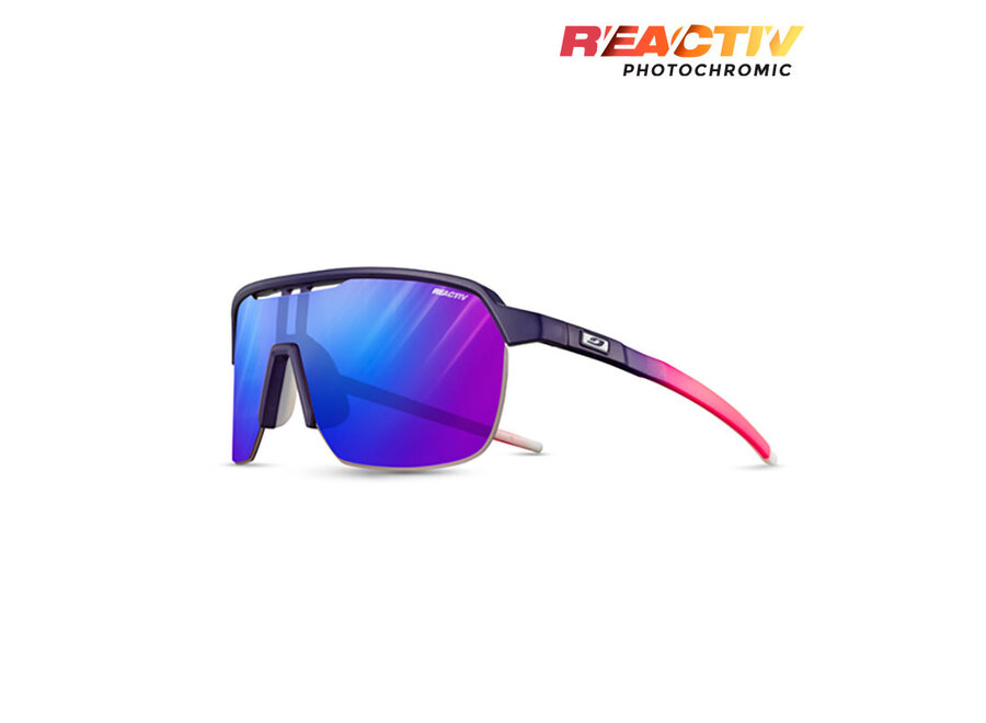 Julbo Frequency Purple / Pink REACTIV 1-3 High Contrast Sunglass