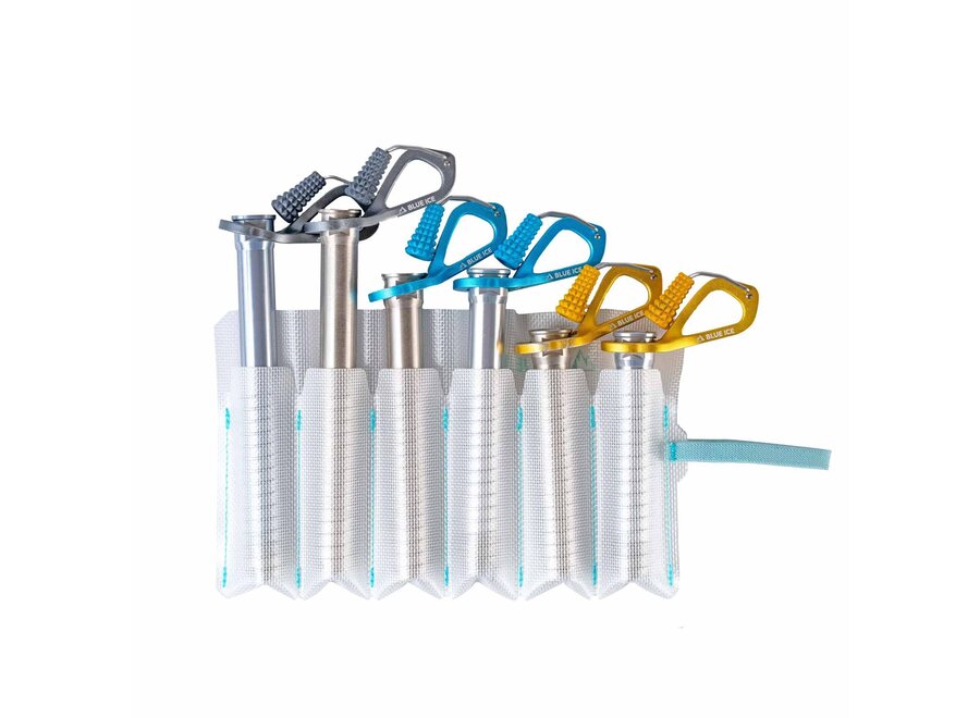 Blue Ice Roll-Up Ice Screw Holder