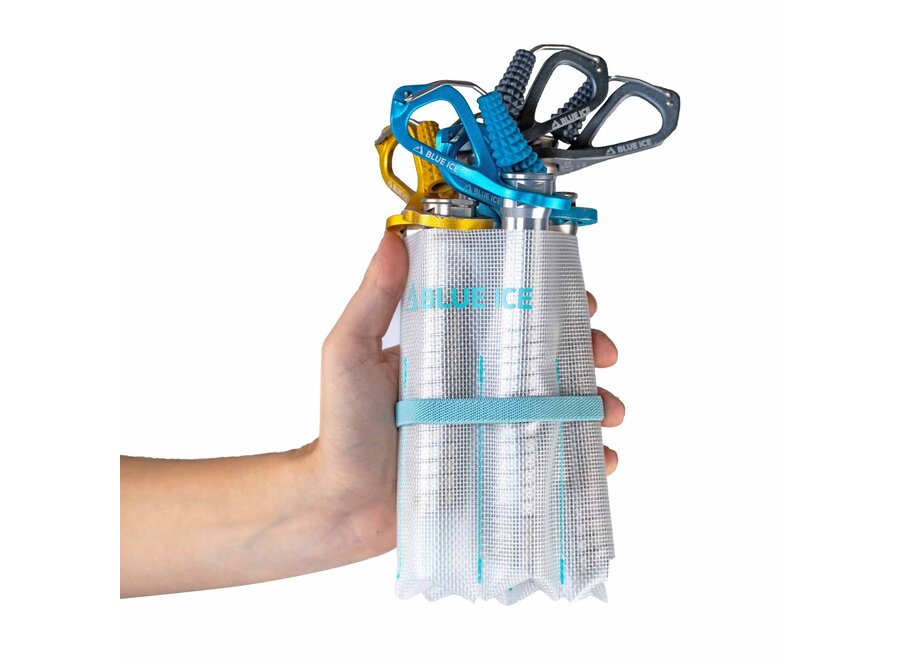 Blue Ice Roll-Up Ice Screw Holder