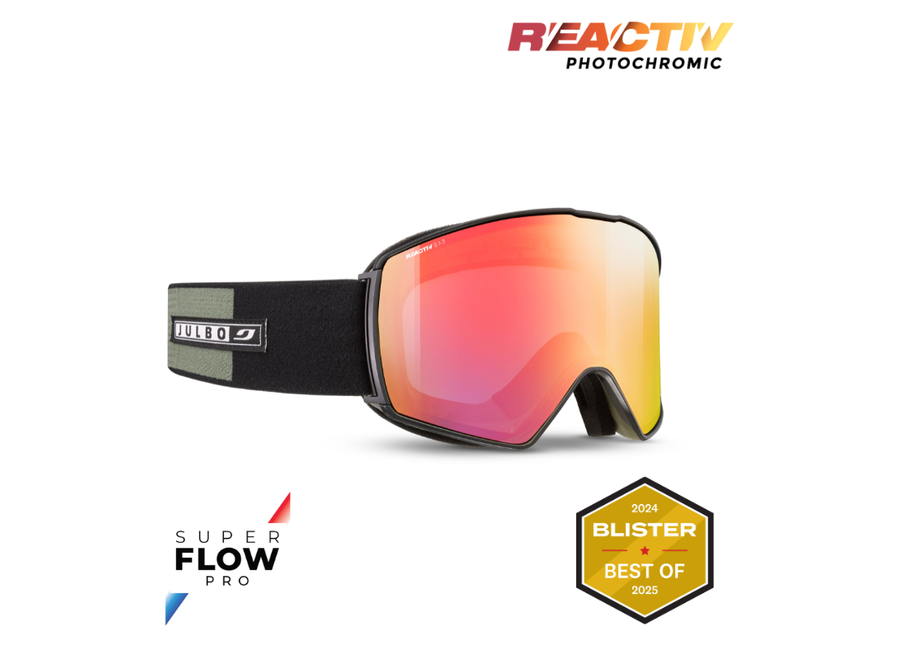 Julbo Launcher Black / Green REACTIV 1-3 High Contrast Goggles