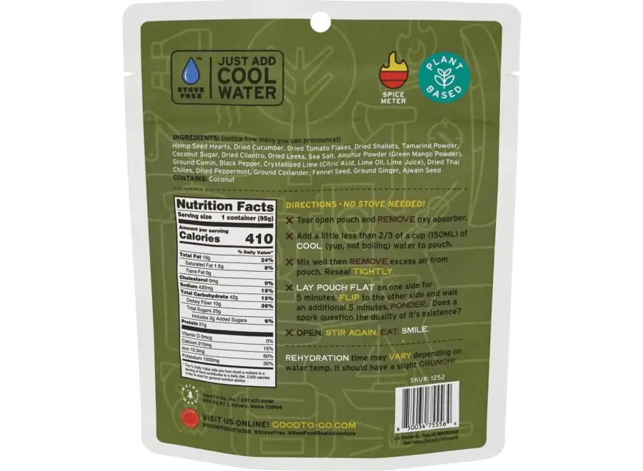 Good To Go Cucumber Chaat Salad Stove Free Meal