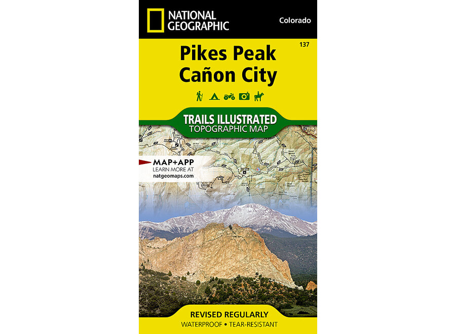 Trails Illustrated 137 Pikes Peak, Canon City