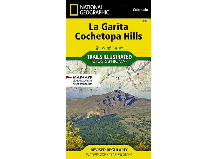Trails Illustrated 139 La Garita, Cochetopa Hills