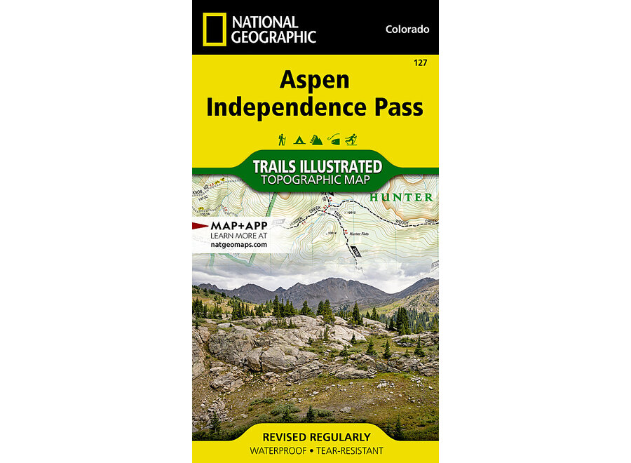 Trails Illustrated 127 Aspen, Independence Pass