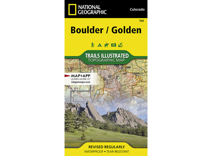 Trails Illustrated 100 Boulder, Golden