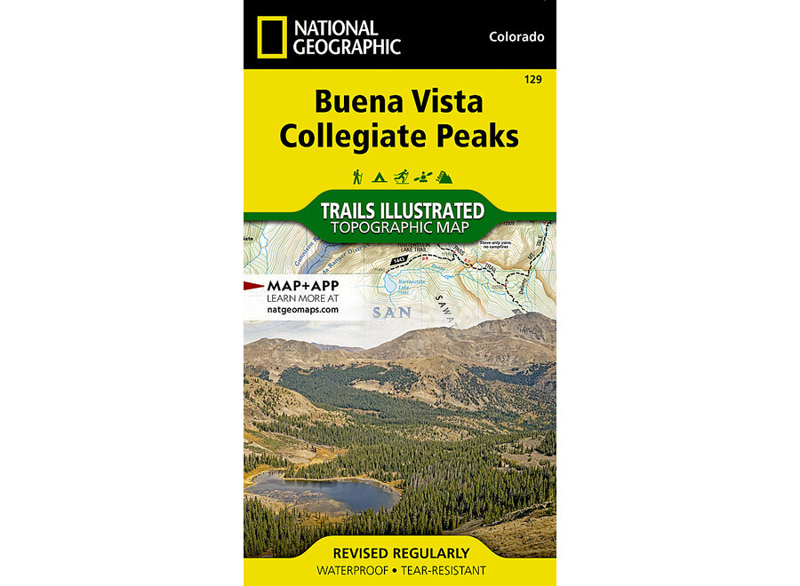 Trails Illustrated 129 Buena Vista, Collegiate Peaks
