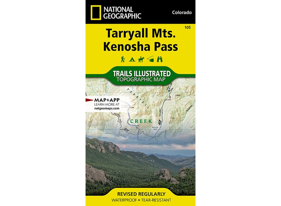 Trails Illustrated 105 Tarryall Mountains, Kenosha Pass