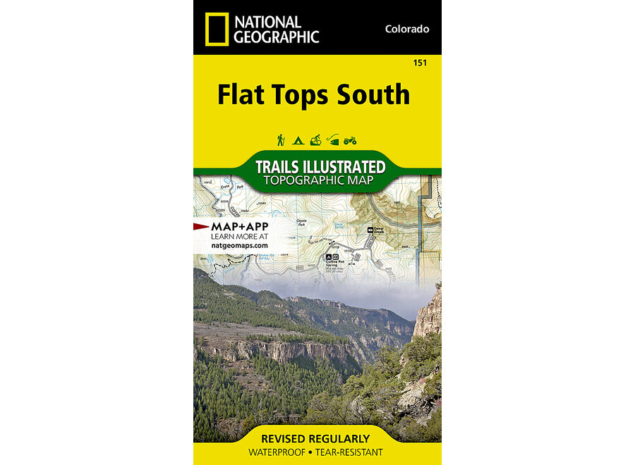 Trails Illustrated 151 Flat Tops South