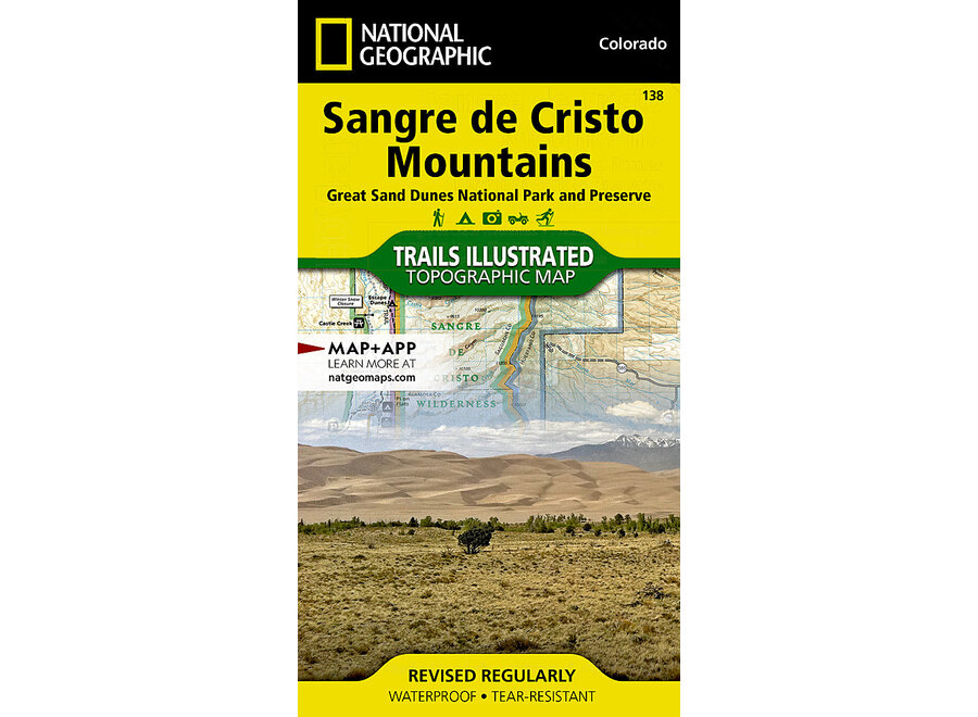 Trails Illustrated 138 Sangre De Cristo Mountains