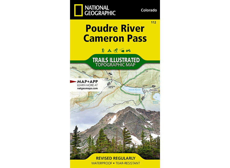Trails Illustrated 112 Poudre River, Cameron Pass