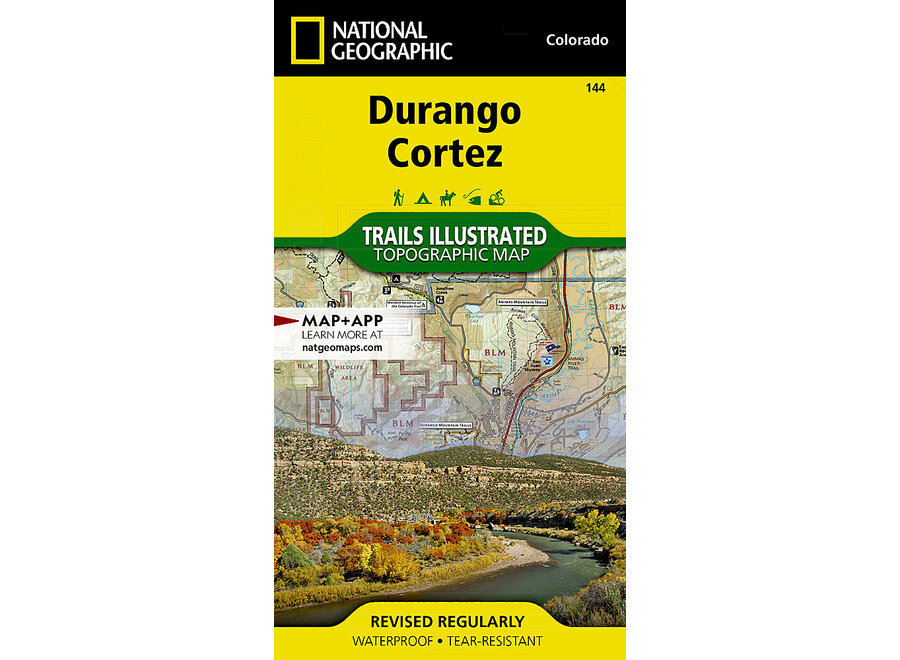Trails Illustrated 144 Durango, Cortez