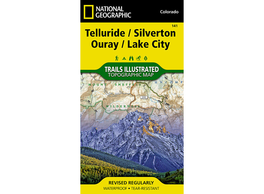 Trails Illustrated 141 Telluride, Silverton, Ouray, Lake City