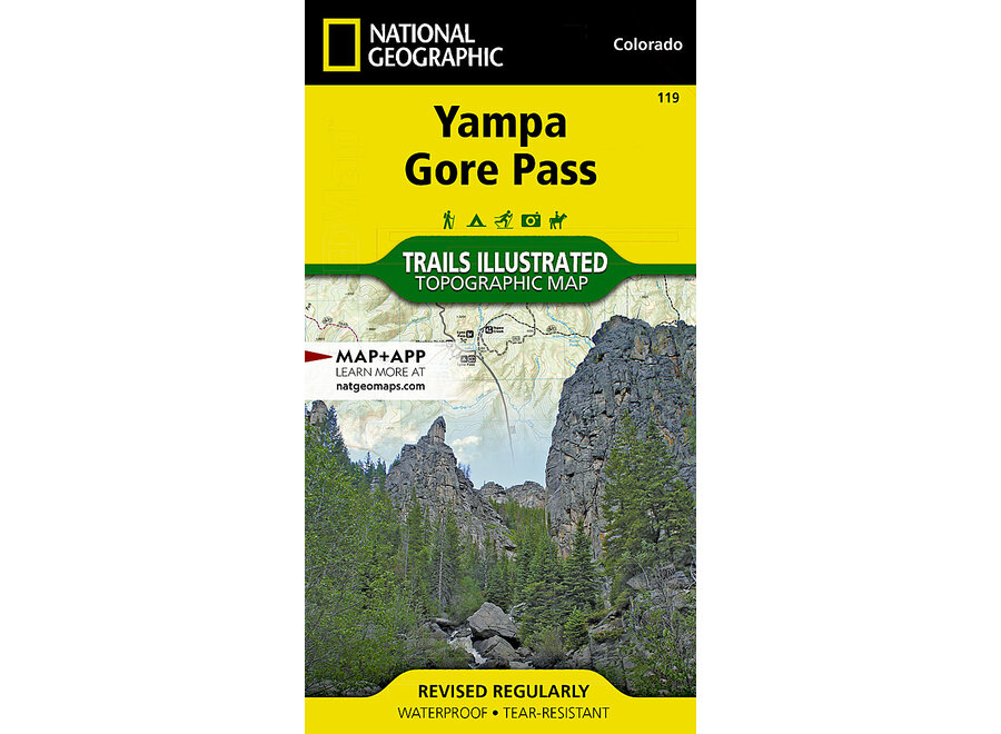 Trails Illustrated 119 Yampa, Gore Pass