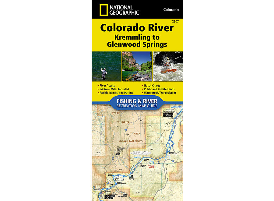 Trails Illustrated 2307 Colorado River, Kremmling to Glenwood Springs Map