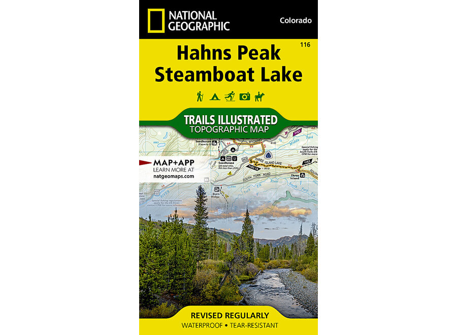 Trails Illustrated 116 Hahns Peak, Steamboat Lake