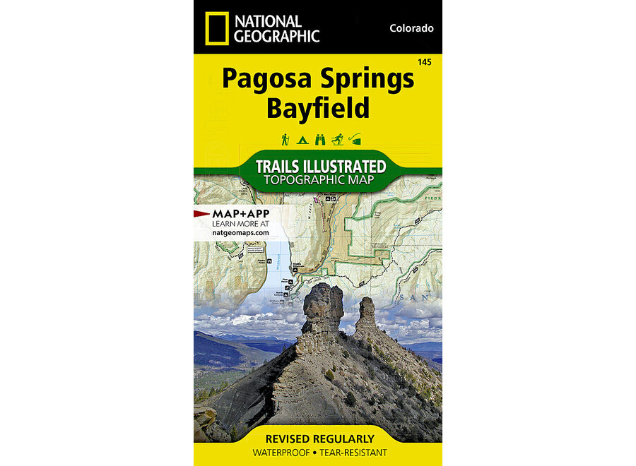 Trails Illustrated 145 Pagosa Springs, Bayfield