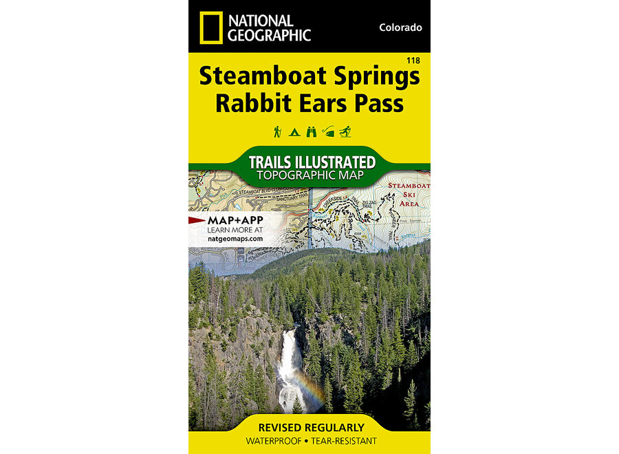 Trails Illustrated 118 Steamboat Springs, Rabbit Ears Pass