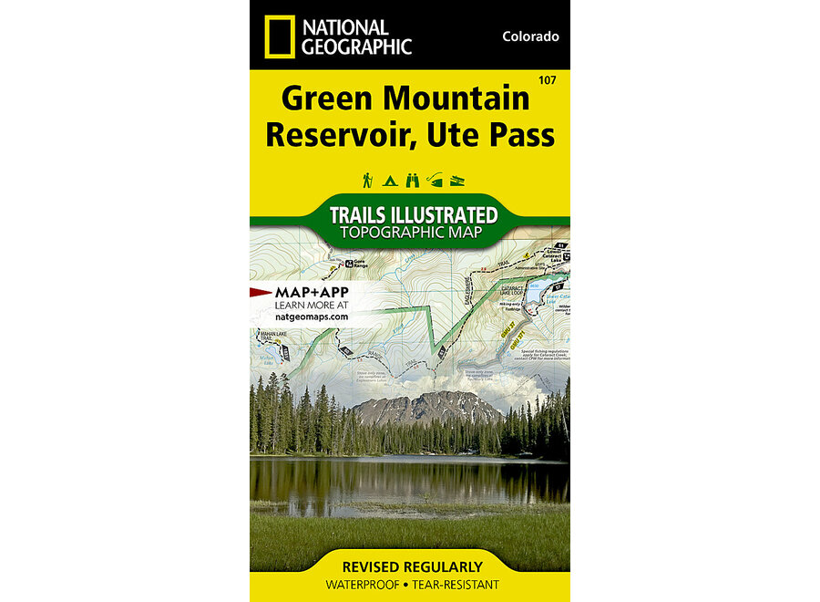 Trails Illustrated 107 Green Mountain Reservoir, Ute Pass