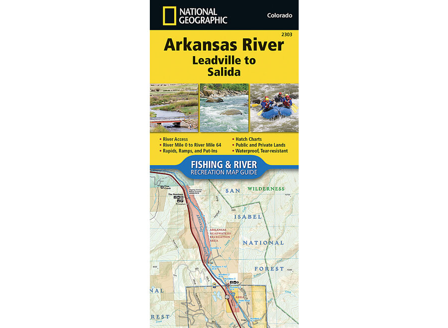 Trails Illustrated 2303 Arkansas River, Leadville To Salida