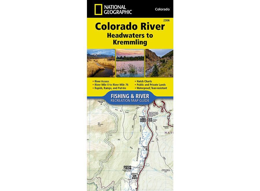 Trails Illustrated 2306 Colorado River, Headwaters to Kremmling Map