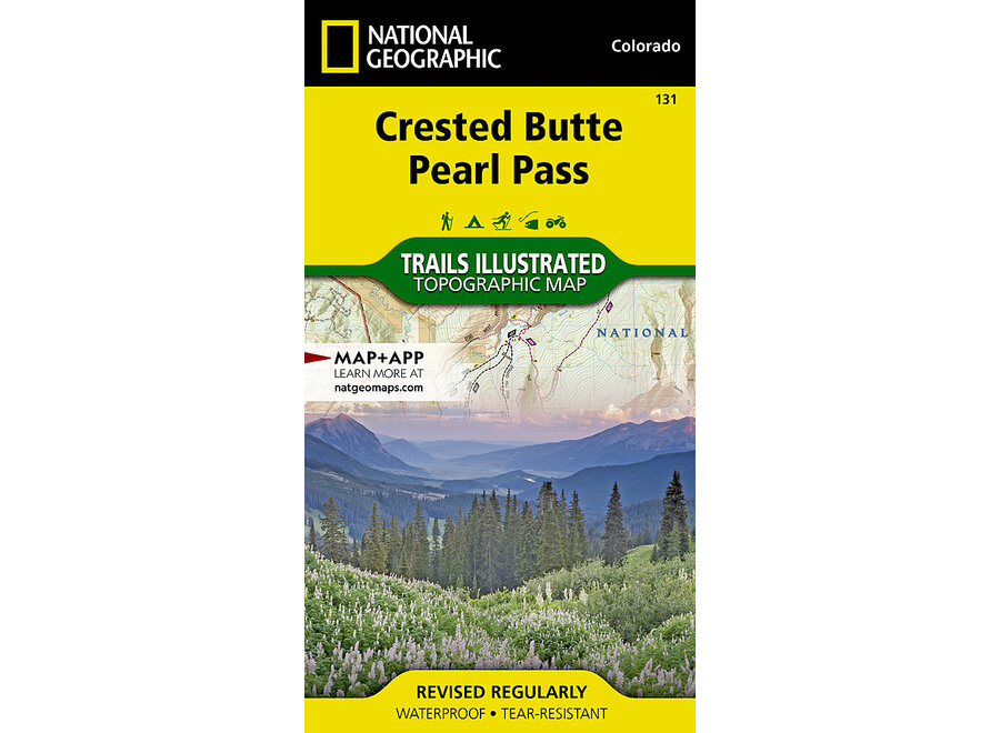 Trails Illustrated 131 Crested Butte, Pearl Pass