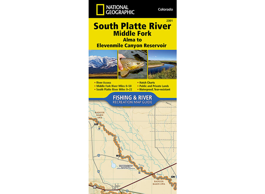 Trails Illustrated 2301 South Platte, Mid Fork, Alma To Elevenmile