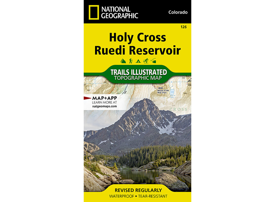 Trails Illustrated 126 Holy Cross, Ruedi Reservoir