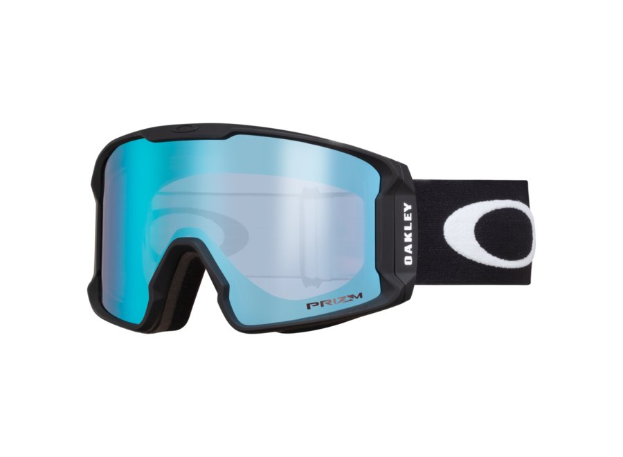Oakley Line Miner L Matte Black Frame Prizm Snow Sapphire Iridium Lens Matte Black Strap