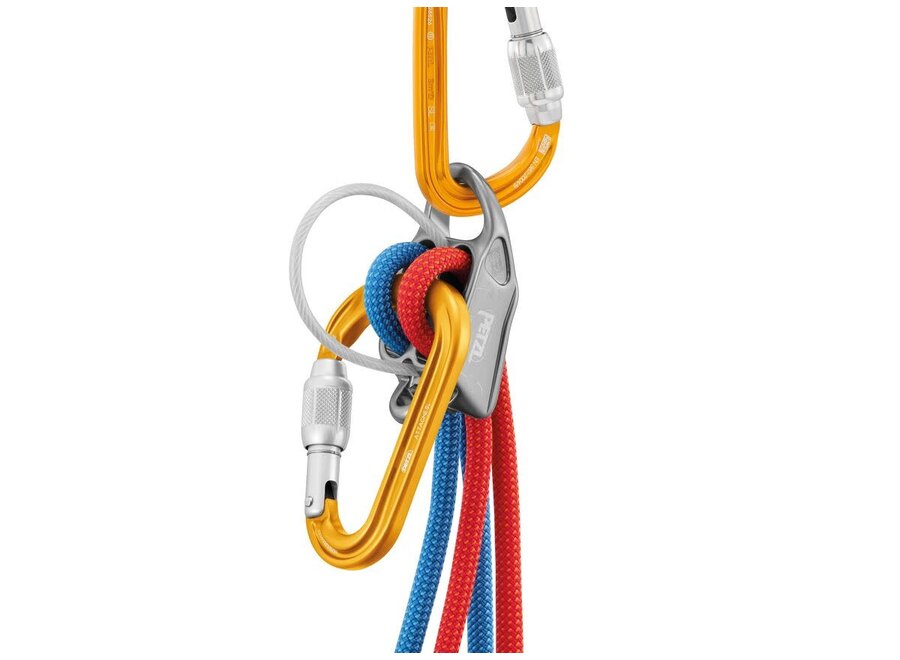 Petzl Attache Screw-Lock Locking Carabiner Yellow