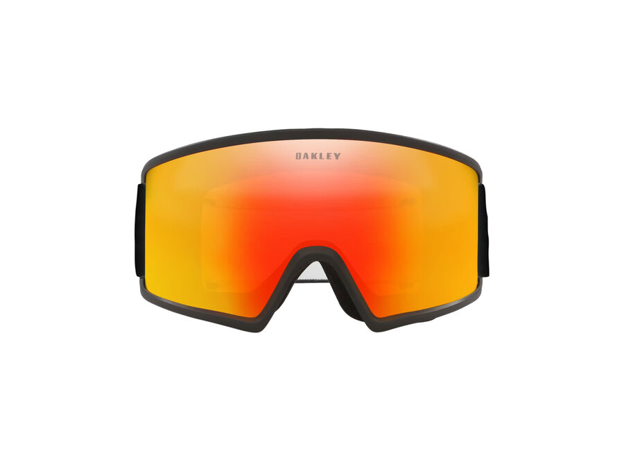 Oakley Target Line L Goggles Matte Black Strap Fire Iridium Lenses