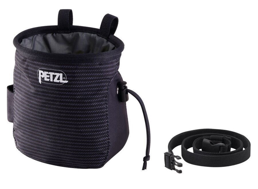 Petzl Saka Chalk Bag Chalk Stripes