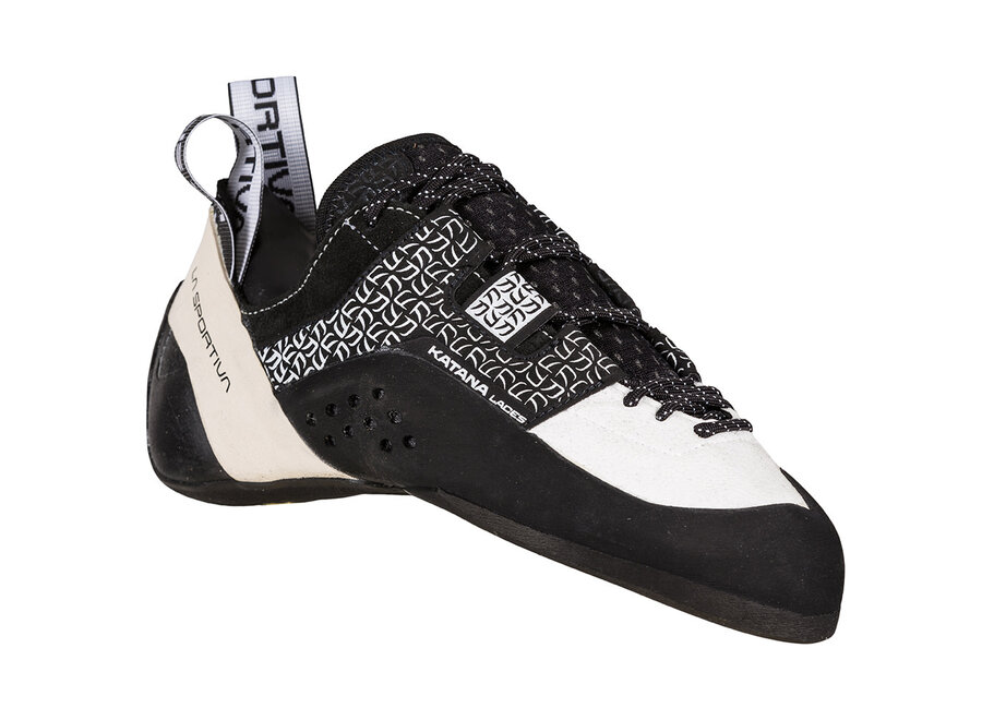 La Sportiva Women's Katana Lace Rock Climbing Shoe White/Black